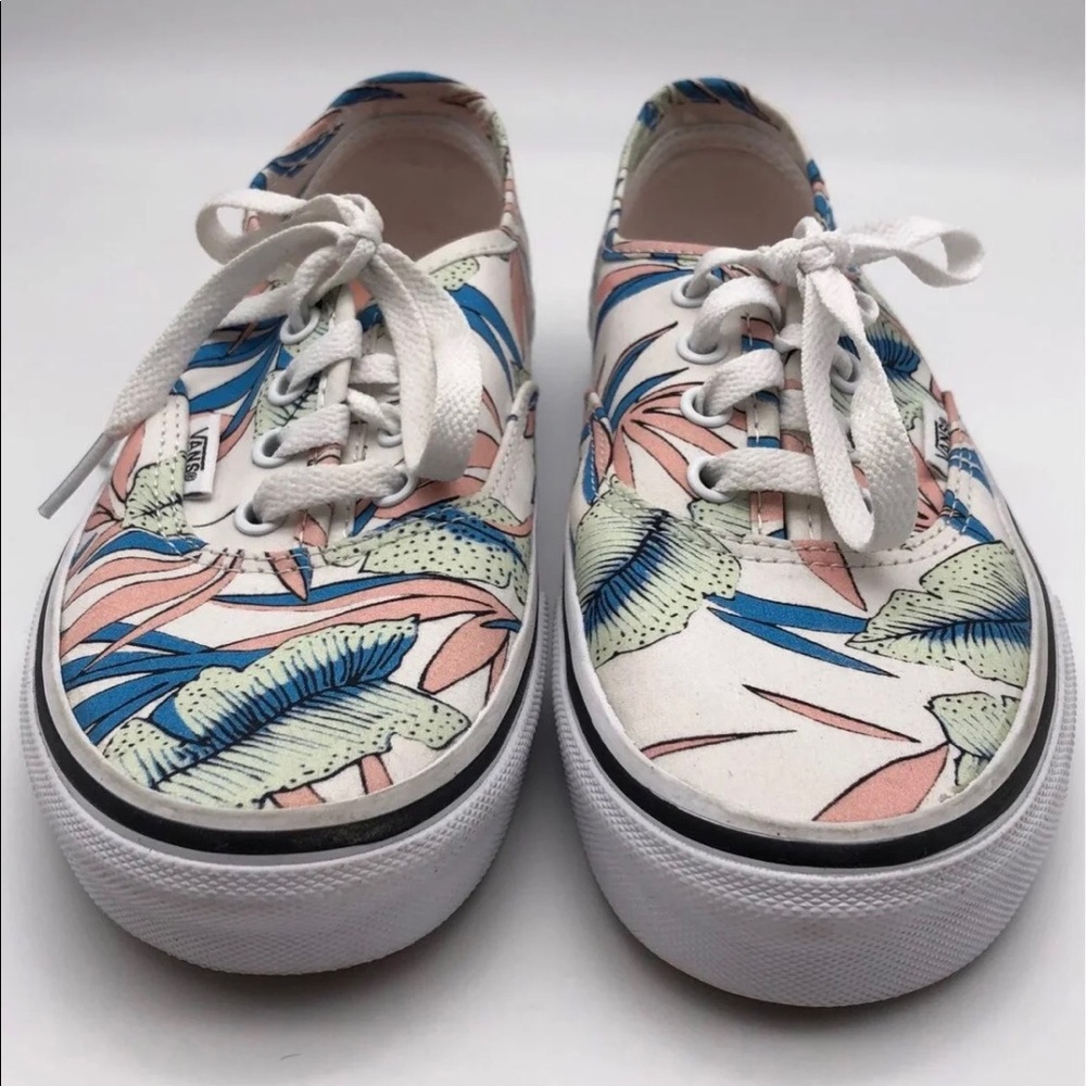 NWOB Vans Palm Tree Print Shoes